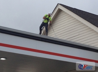 Atlanta Gas Station Pressure Washing