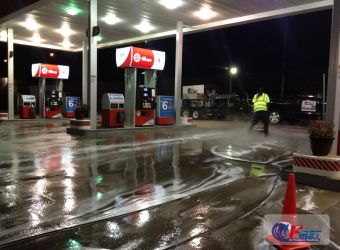 Atlanta Gas Station Pressure Washing