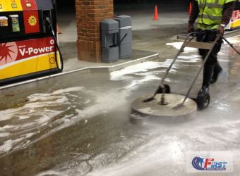Atlanta Gas Station Pressure Washing