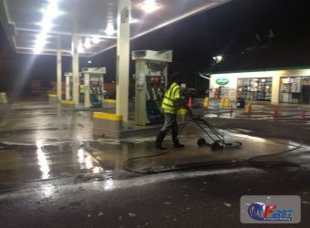 Atlanta Gas Station Pressure Washing