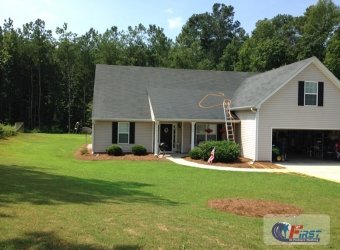 Clean shingle roof after roof cleaning