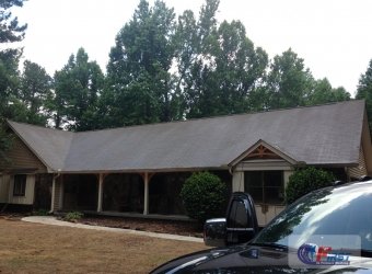 Clean roof after roof cleaning