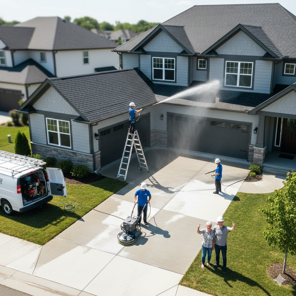 Residential Pressure Washing